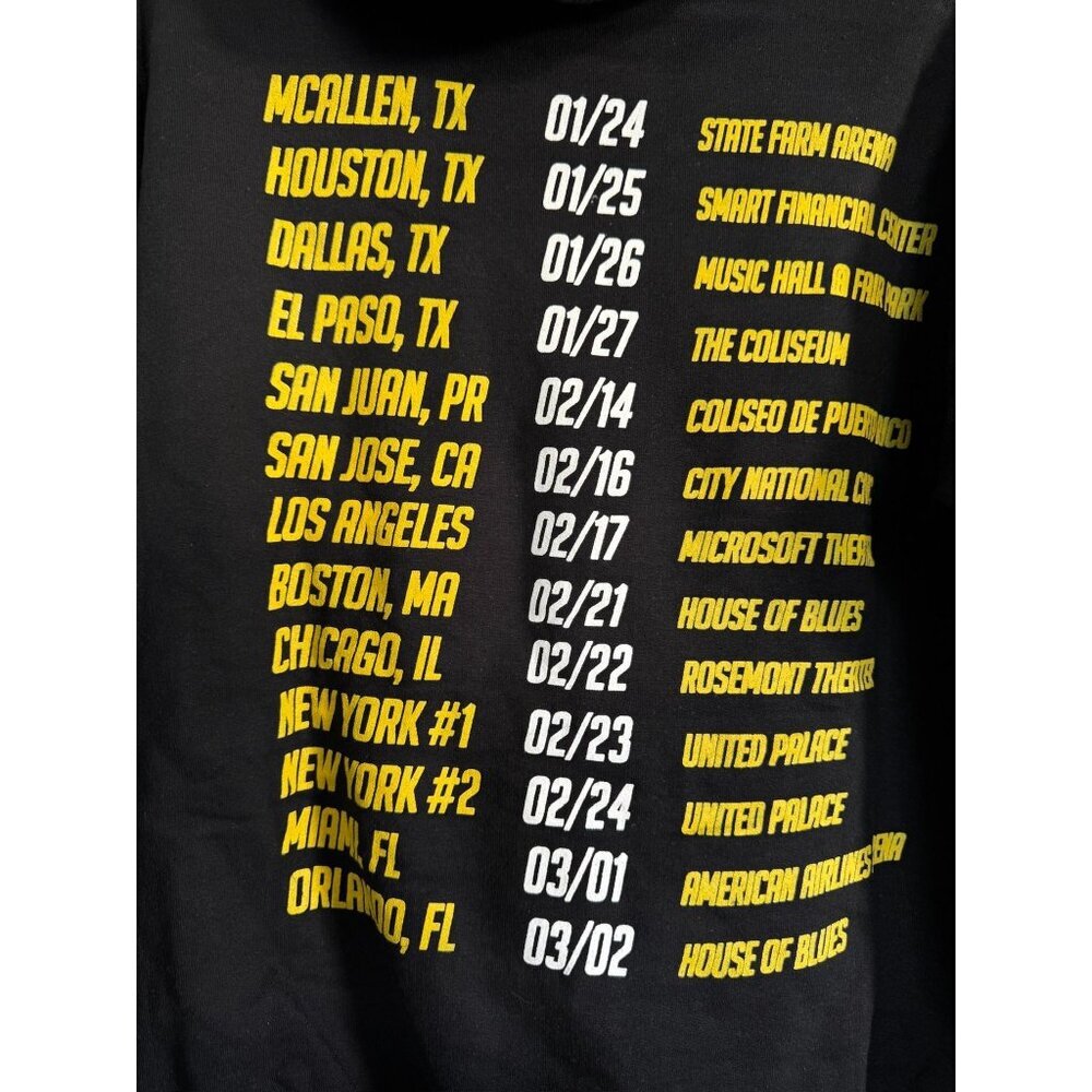 CNCO World Tour 2019 Hoodie Hooded Sweatshirt Graphic Print Pullover Adult Small - Picture 6 of 6